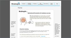 Desktop Screenshot of brainspin.co.uk