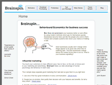 Tablet Screenshot of brainspin.co.uk