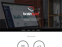 Tablet Screenshot of brainspin.com